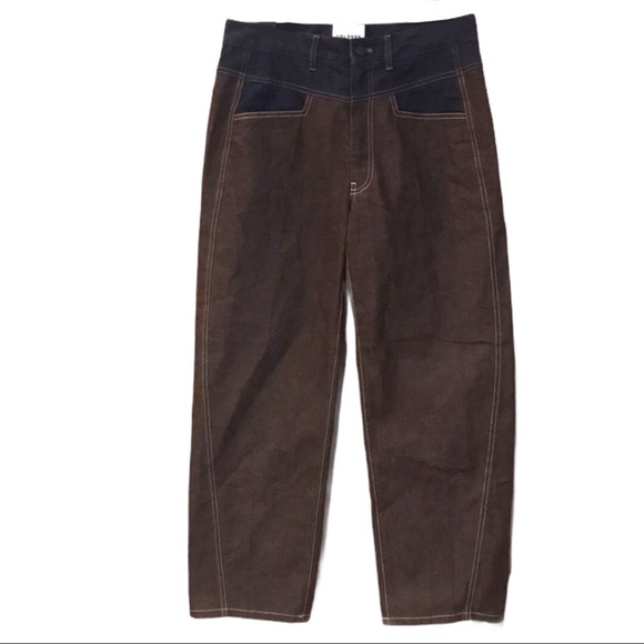 Colovos Denim - Colovos Two-Tone Front Yoke Jeans ~ Blue/Brown